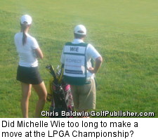 Did Michelle Wie too long to make a move at the LPGA Championship?