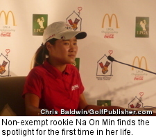 Non-exempt rookie Na On Min finds the spotlight for the first time in her life.
