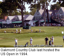 Oakmont Country Club last hosted the US Open in 1994.