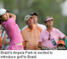 Brazil's Angela Park is excited to introduce golf to Brazil.