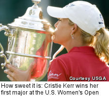 How sweet it is: Cristie Kerr wins her first major at the U.S. Women's Open