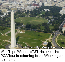 With Tiger Woods' AT&T National, the PGA Tour is returning to the Washington, D.C. area.