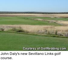 John Daly's new Sevillano Links golf course.