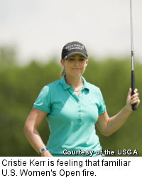 Cristie Kerr is feeling that familiar U.S. Women's Open fire.