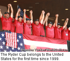 The Ryder Cup belongs to the United States for the first time since 1999. 