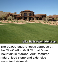 Ritz-Carlton Golf Club at Dove Mountain - the clubhouse