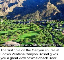 Loews Ventana Canyon Resort - Canyon golf course - hole 1