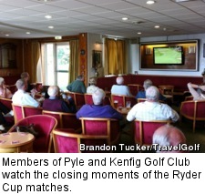 Pyle & Kenfig bar during the Ryder Cup