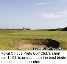Royal Cinque Ports Golf Club - 10th bunker
