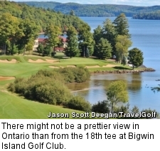 Bigwin Island Golf Club - hole 18