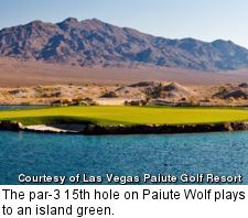 Las Vegas Paiute Golf Resort - Wolf Course - 15th
