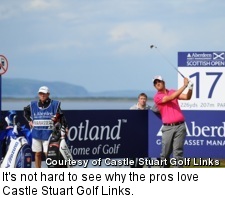 Castle Stuart Golf Links - 11th hole and 10th green