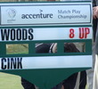 Tiger Woods-Stewart Cink Scoreboard.