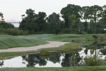 Dye course at PGA Golf Club - Back Tees