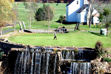 Meadows Farms Golf Course - Waterfall