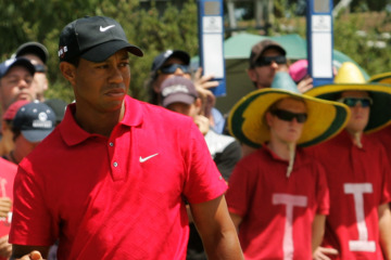Tiger Woods at Australian Open