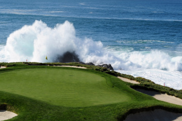 Pebble Beach Golf Links - hole 7 green