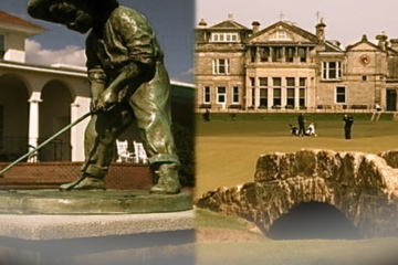 Sundial Boy and Swilcan Bridge