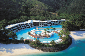 Hayman Island  resort - aerial