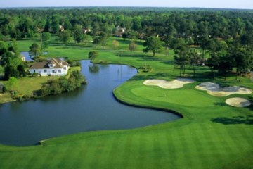 River Club golf course - hole 18