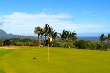 Kukuiolono Golf Course on Kauai - 6th green