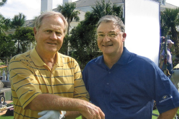 Jack Nicklaus and Clay Long