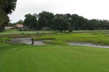 Cotton Dike golf course at Dataw Island - hole 9