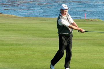 Jeff Sluman - Pebble Beach Golf Links - hole 18