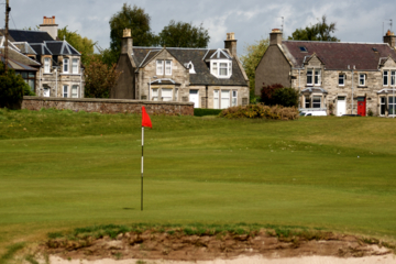 Leven Links golf course in Fife - 16th hole
