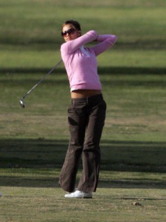 Jessica Alba's Approach Shot
