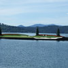 Coeur D'Alene Resort's floating island green