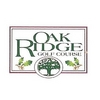 Regulation at Oak Ridge Golf Course - Public Logo