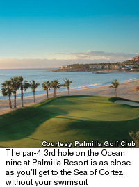 Par-4 3rd hole at Palmilla Resort
