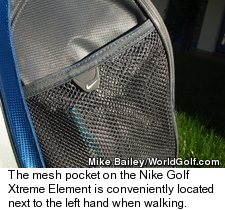 Nike Golf Xtreme Element Bag - Mesh Pocket