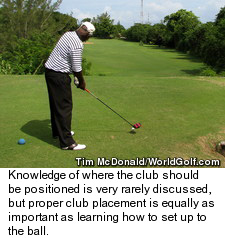 Ball Position at Proper Address