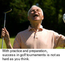 Winning Golfer