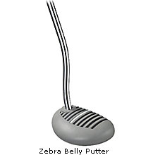 Zebra Belly Putter