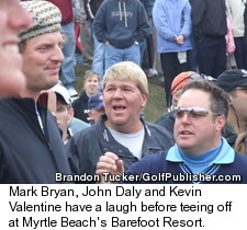 Mark Bryan, John Daly and Kevin Valentine Together