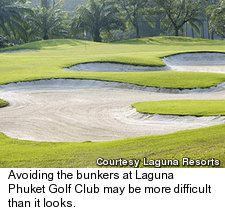 Bunkers at Laguna Phuket Golf Club