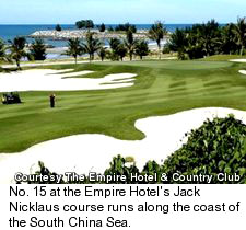 No. 15 at the Empire Hotel's Jack Nicklaus Course