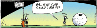 Golf Antics Comic Strip 5