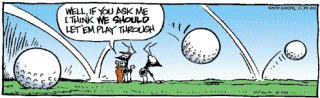 Golf Antics Comic Strip 8