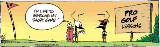 Golf Antics Comic Strip 17